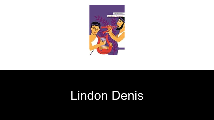 livres de Lindon Denis