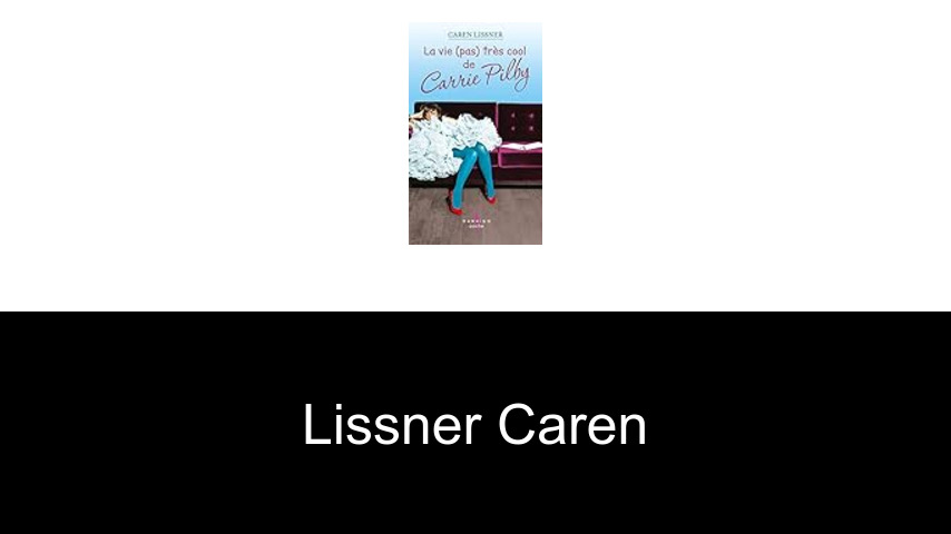 livres de Lissner Caren