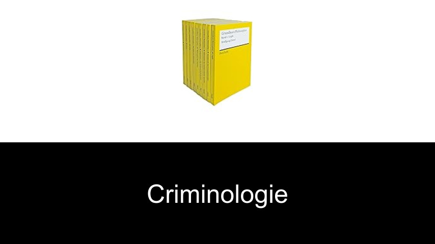 criminologie