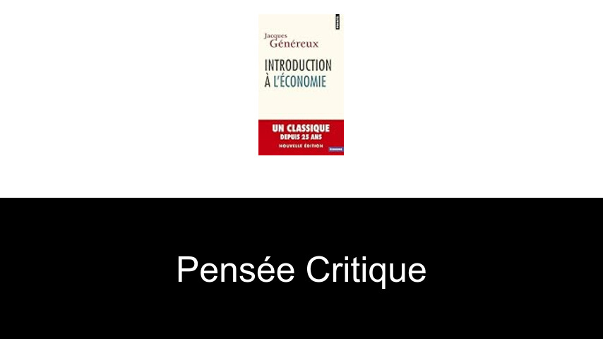 pensée critique