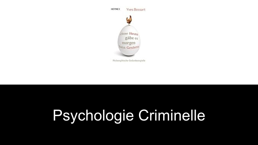 psychologie criminelle