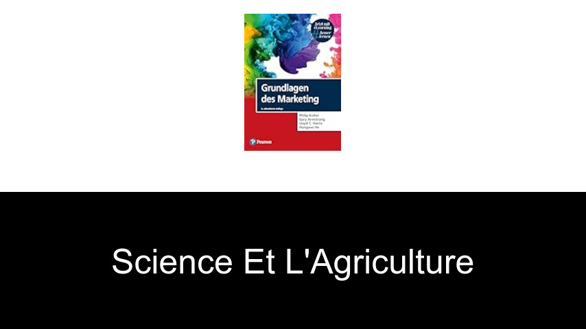 science et l'agriculture