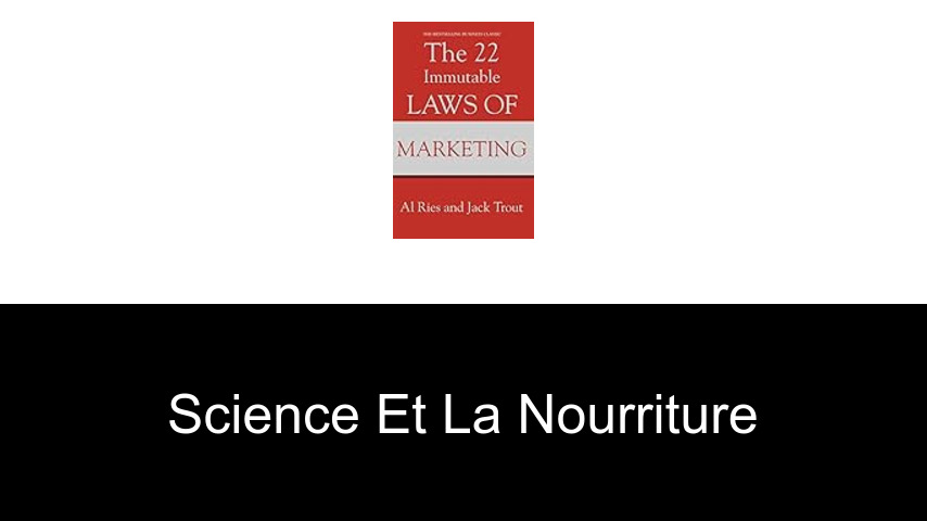 science et la nourriture