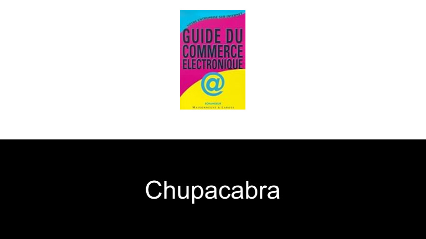 Chupacabra