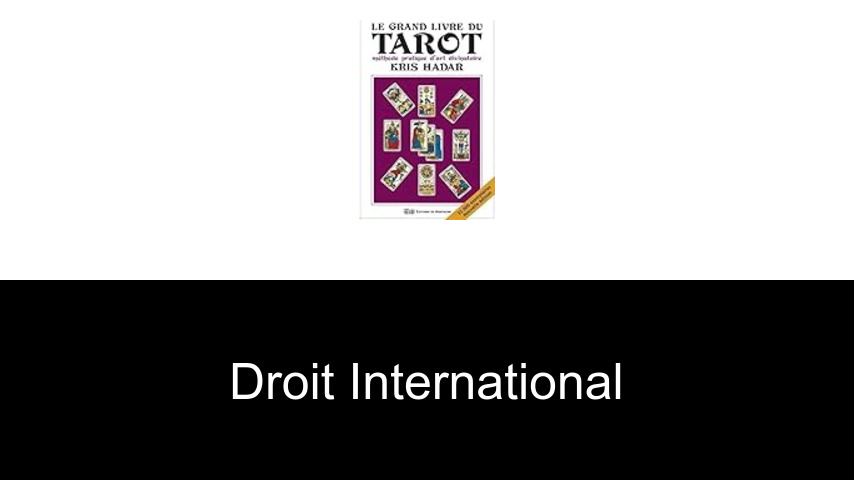 droit international