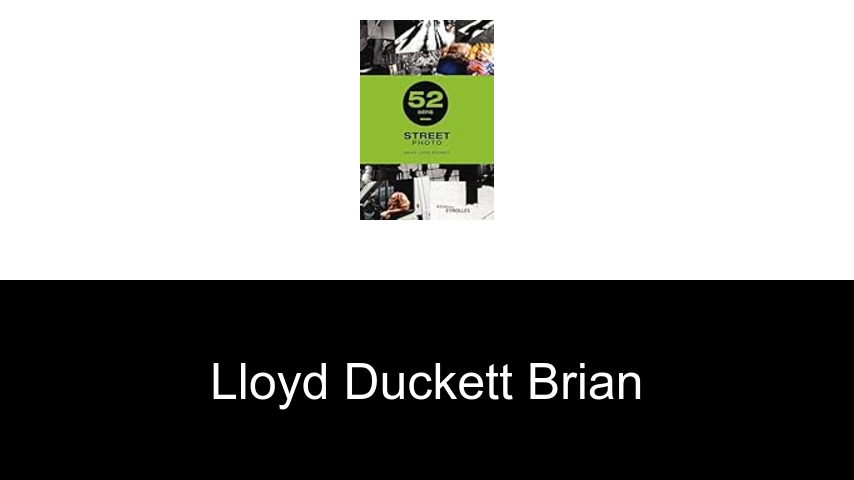 livres de Lloyd Duckett Brian