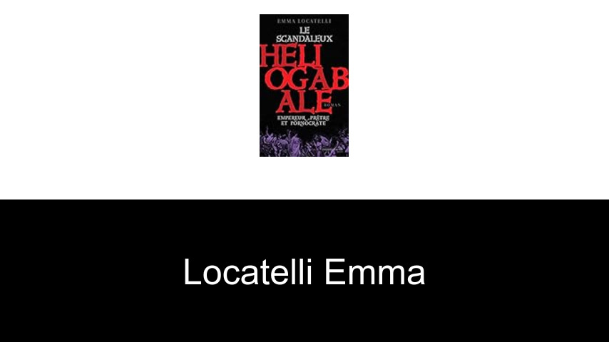 livres de Locatelli Emma