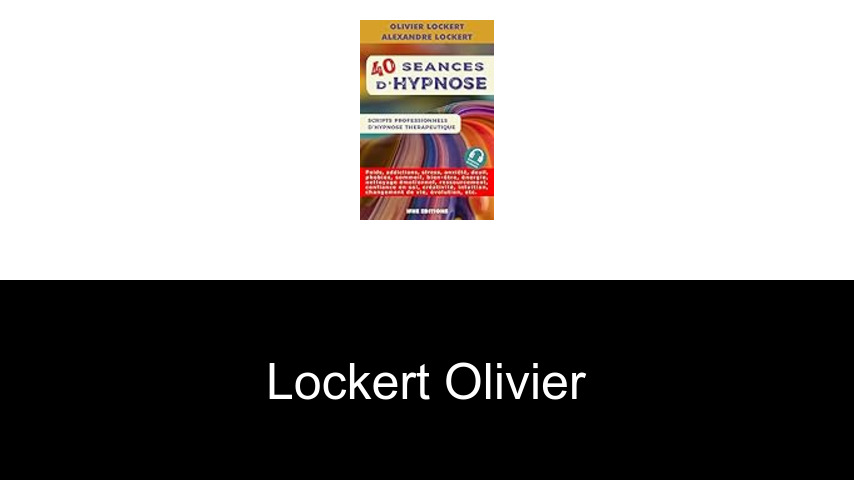 livres de Lockert Olivier