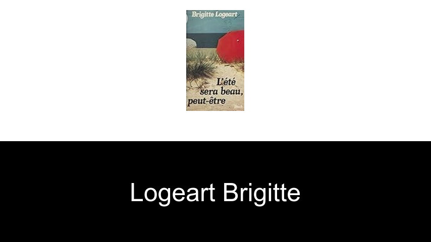 livres de Logeart Brigitte