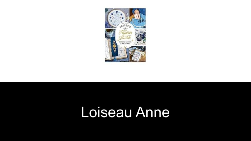 livres de Loiseau Anne