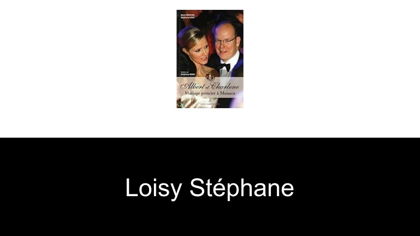 livres de Loisy Stéphane