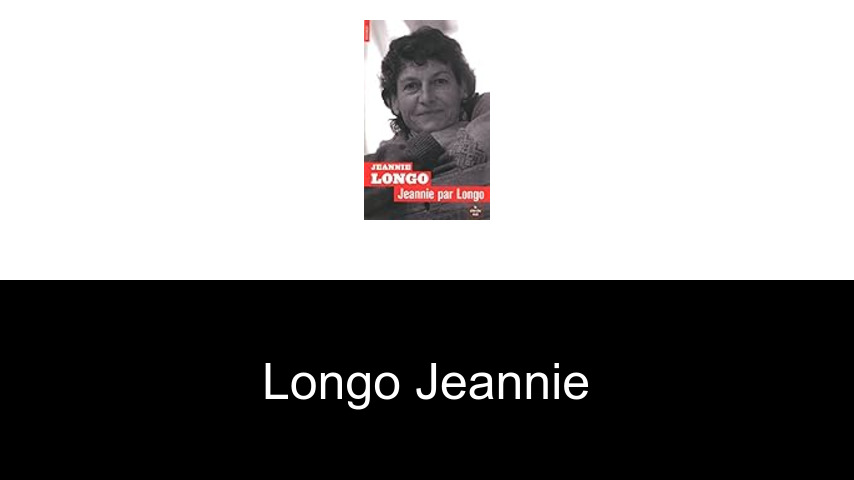 livres de Longo Jeannie