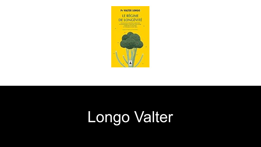 livres de Longo Valter