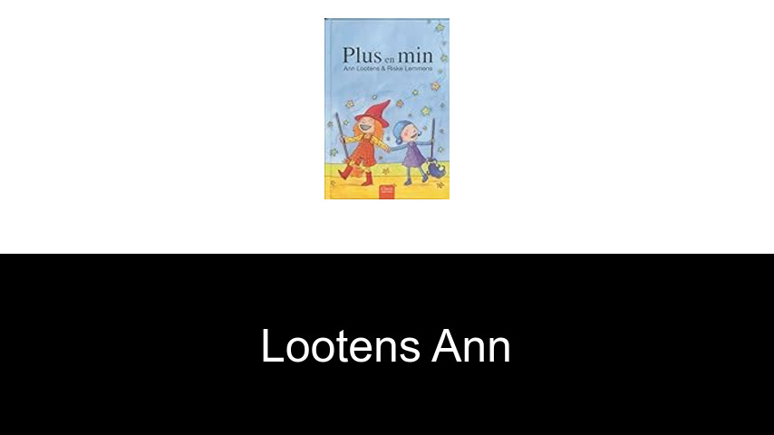 livres de Lootens Ann