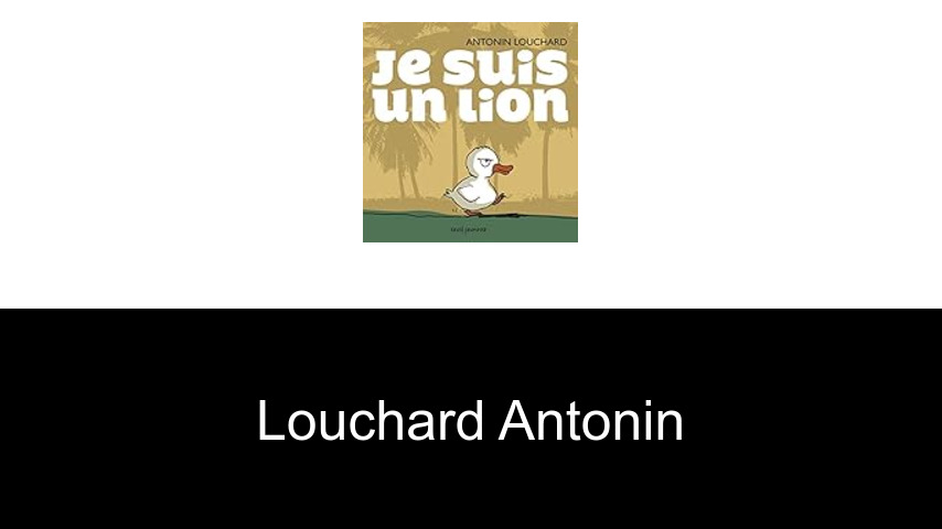 livres de Louchard Antonin