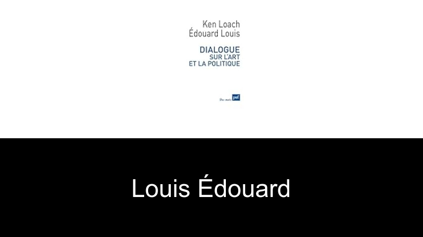 livres de Louis Édouard