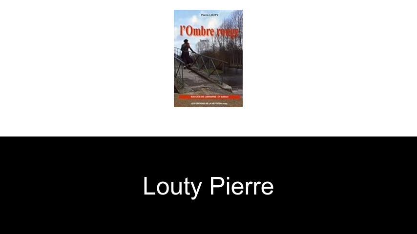 livres de Louty Pierre