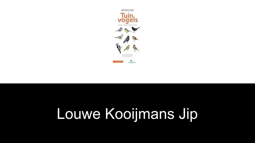 livres de Louwe Kooijmans Jip