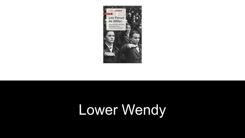 livres de Lower Wendy