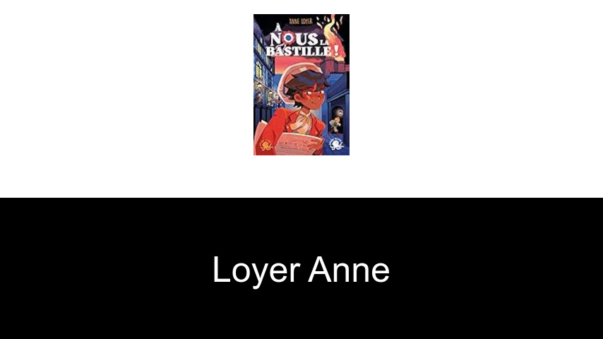 livres de Loyer Anne