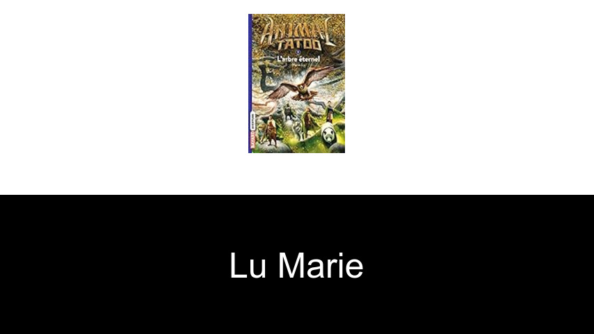 livres de Lu Marie