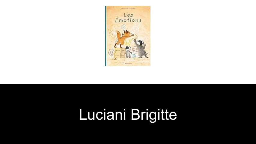 livres de Luciani Brigitte