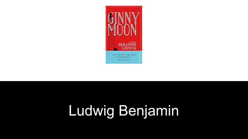 livres de Ludwig Benjamin