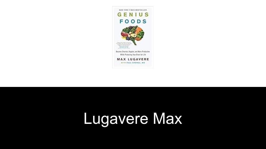 livres de Lugavere Max