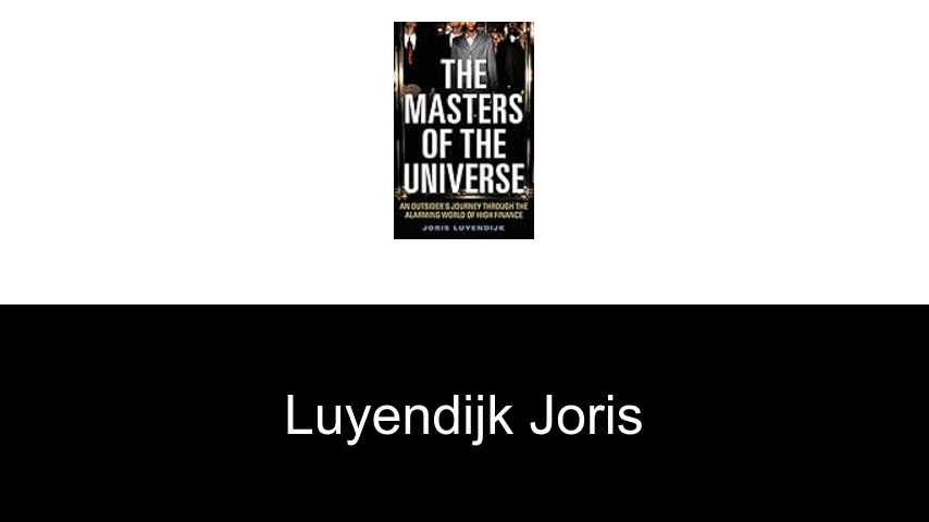 livres de Luyendijk Joris