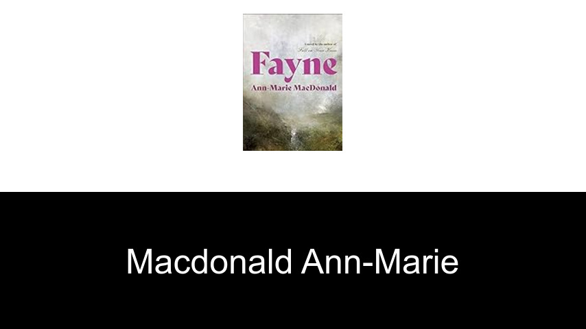 livres de MacDonald Ann-Marie