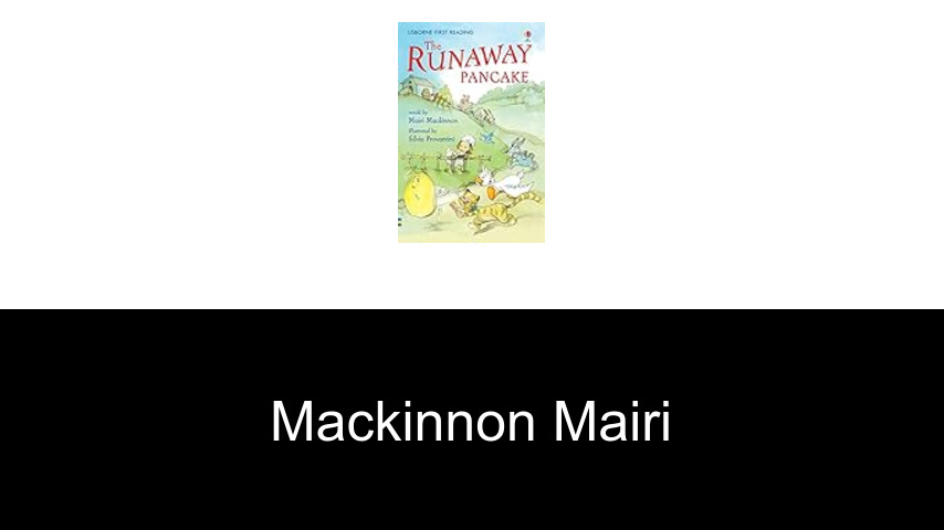 livres de MacKinnon Mairi