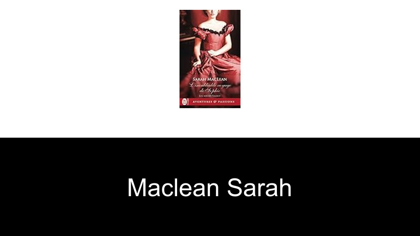 livres de MacLean Sarah