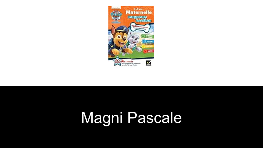 livres de Magni Pascale