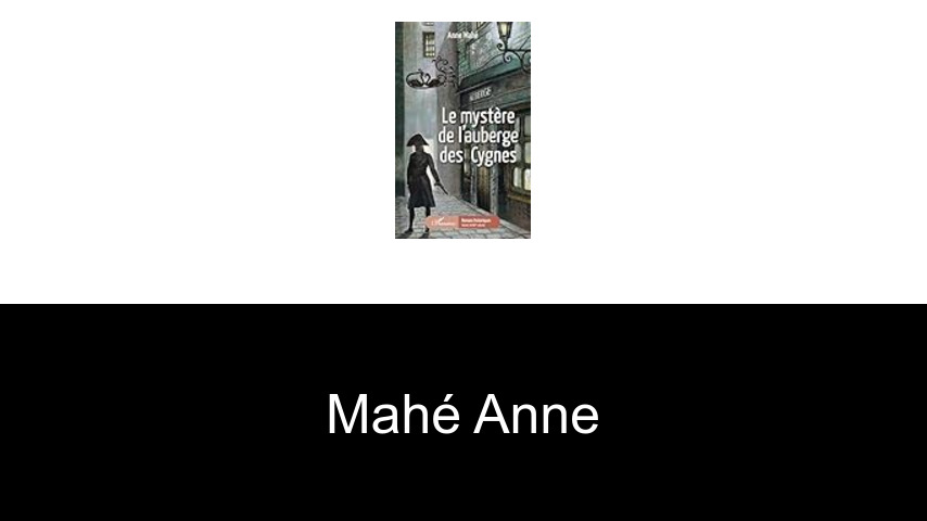 livres de Mahé Anne