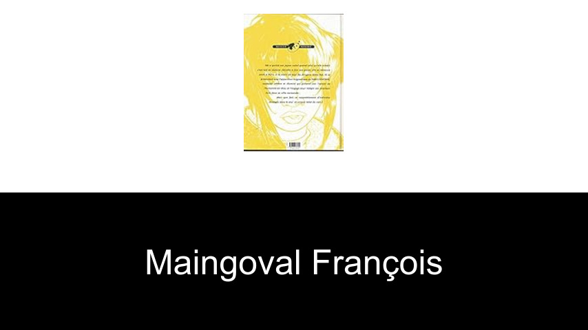 livres de Maingoval François