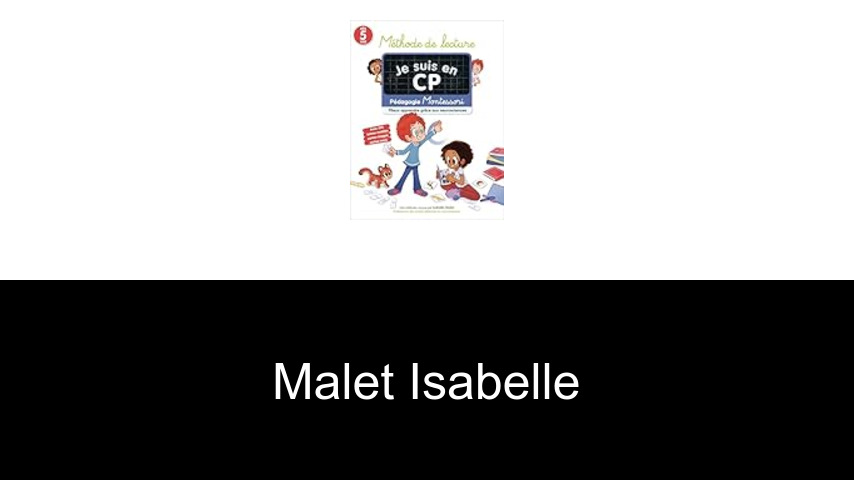 livres de Malet Isabelle
