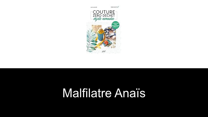 livres de Malfilatre Anaïs