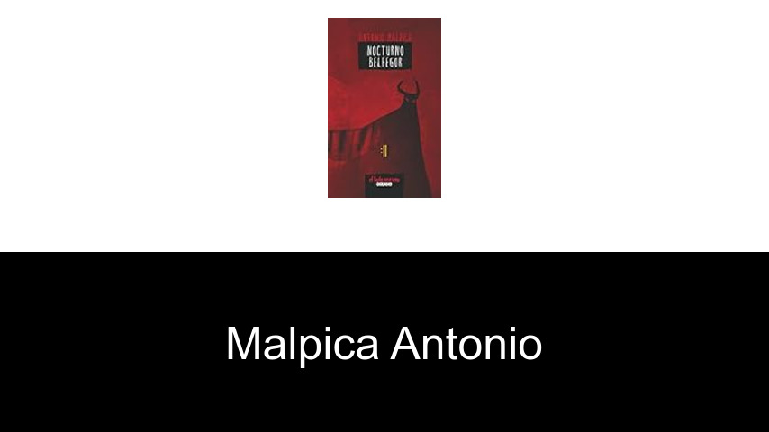 livres de Malpica Antonio