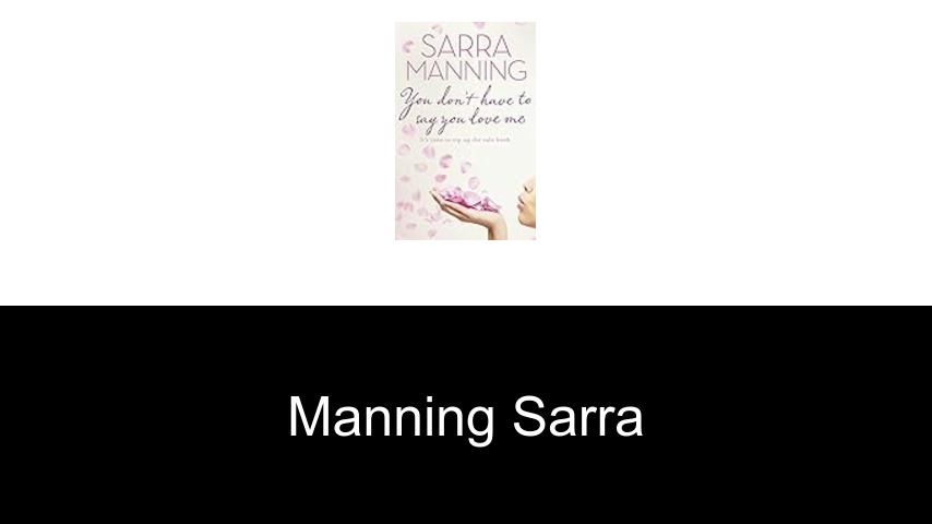 livres de Manning Sarra