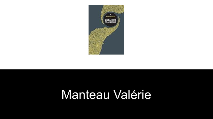 livres de Manteau Valérie