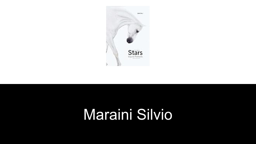 livres de MARAINI SILVIO