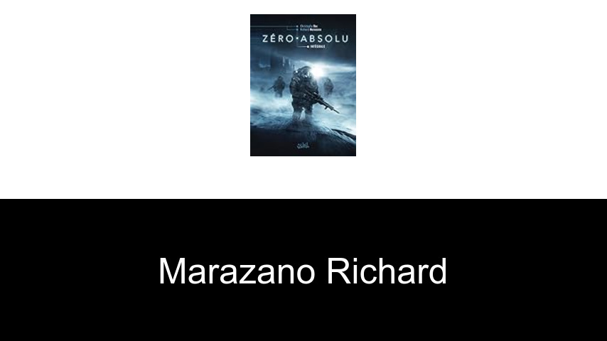 livres de Marazano Richard