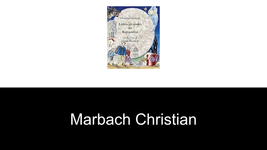 livres de Marbach Christian