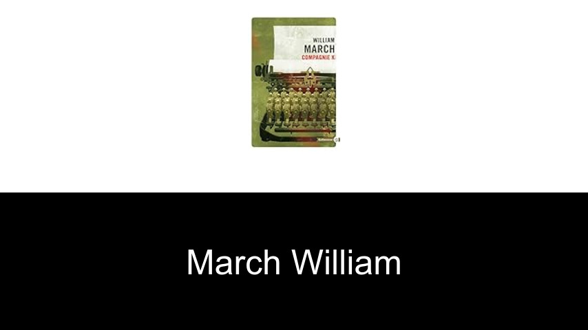 livres de March William