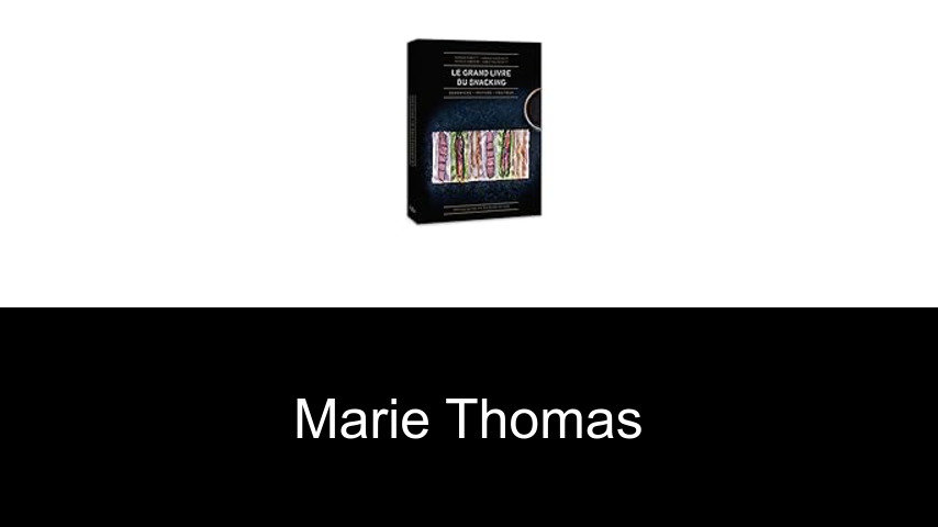 livres de Marie Thomas