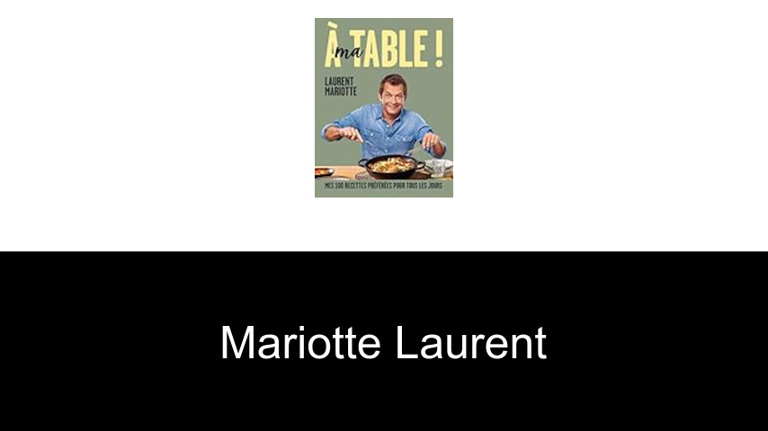 livres de Mariotte Laurent
