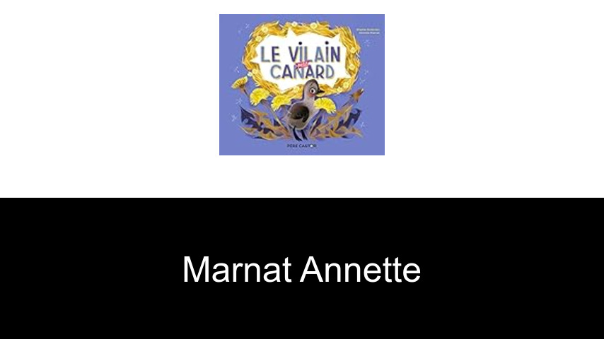livres de Marnat Annette