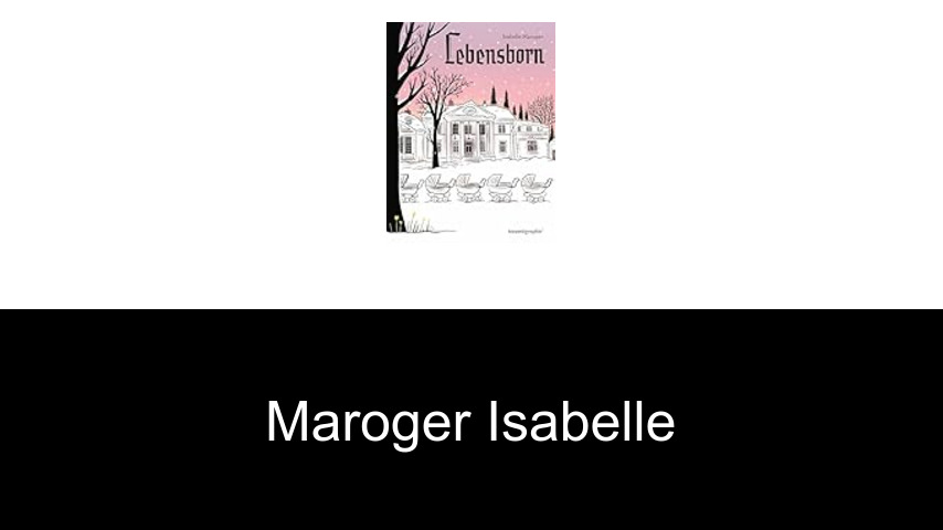 livres de Maroger Isabelle