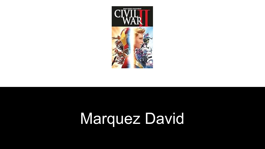 livres de Marquez David