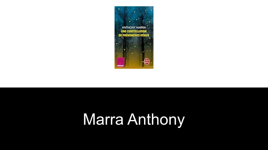 livres de Marra Anthony